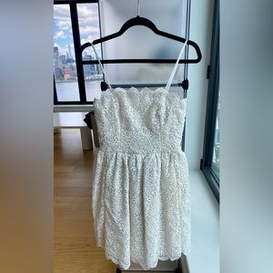 Jill Stuart strapless crochet ivory dress. Brand new never worn with the tag.